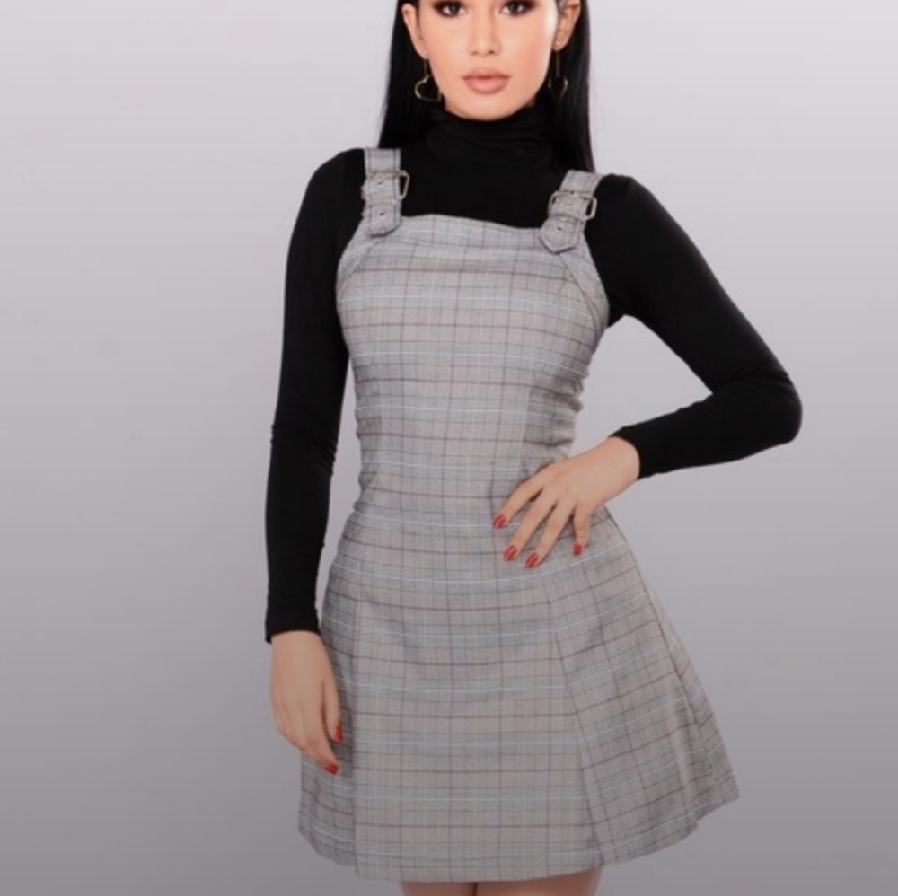 Plaid, schoolgirl dress